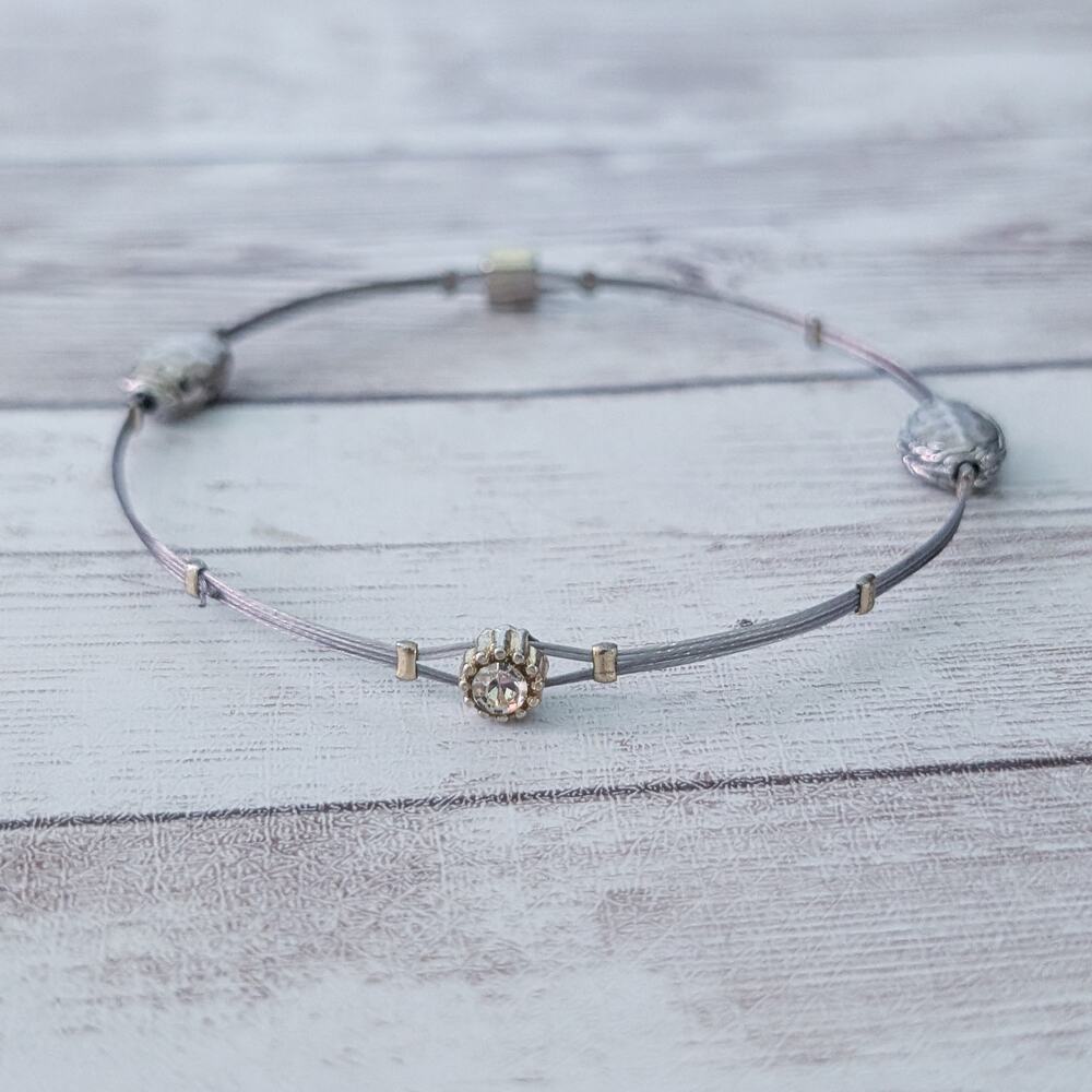 Thin Bracelet with Accents
